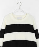 [unisex] Sunoi Stripe Over Knit