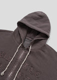 Noxie Pigment Embroidered Two-Way Hood Zip Up