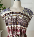 Onday Ethnic Patterned Sleeveless One Piece (Belt set)