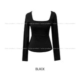 Linky Back Double Strap Square Long Sleeve
