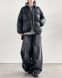 Dutch Black Balloon Wide Denim