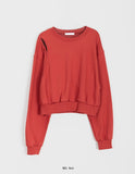 Tindos Slit Cropped Sweatshirt