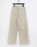 Dus Side Folding Pintuck Wide Cotton Pants
