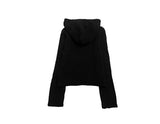 Steam Boucle Knit Hood Zip-up