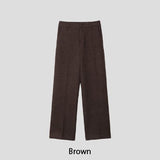 Linnies Boucle Wide Leg Slacks