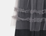 Savon Tulle Skirt Layered Brushed Skirt Pants