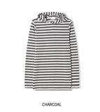 Bio Stripe Long Hoodie