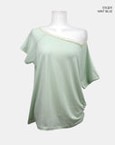 [MADE] Doen Lace Off-Shoulder Short Sleeve T-Shirt