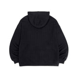 SHINING LOGO KNIT HOODIE