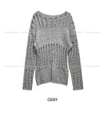 Happy Mix Net Slit Knit
