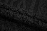 Scent Cable Knit Hood Zip-Up