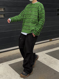 Mohair Heavy Stripe Knit