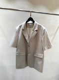 Two button half blazer jacket