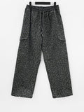 MAZEN LEOPARD CARGO PANTS