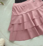 Beckin Span Mini Tiered Skirt Pants