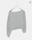 Urban lace one-off shoulder long sleeve sweatshirt