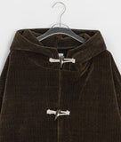 Beamcats Duffle Corduroy Brushed Hood Jacket