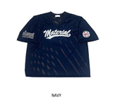 Beskitt V-neck mesh short-sleeved