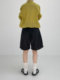 Seed Cotton Banding Bermuda Pants