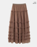 Ramu Tiered Long Skirt