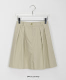 Shakun Pintuck Banding Mini Skirt