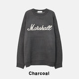 Marshall Lettering Long Sleeve Knit