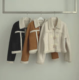 Lovely Casual Crop Duffle Full Fur Mustang