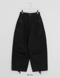 Lilpon Cargo Wide Balloon Pants