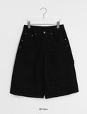 [unisex] Accorri Carpenter Pintuck Bermuda Pants