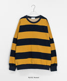 Roohi color matching stripe over sweatshirt