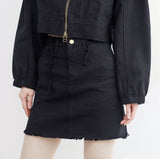 Sie Cotton Short Skirt