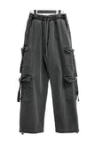 Dvon brushed belt cargo pants