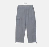 Nylon cut cargo 2 way pants