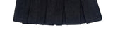 Lucky Suede Pleats Wrap Skirt