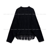 Robe Grunge Boucle Layered Knit