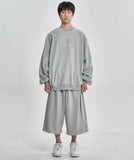 Raw Edge Batwing Sweatshirt