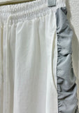 [UNISEX] Side color matching shirring pants