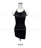 Unbalance Drape Long Sleeveless