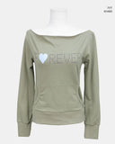 Baru Forever Off-Shoulder Sweatshirt