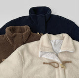 Teddy Bear Collar Winter Point Duffle Jacket