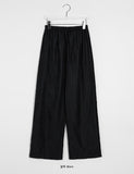 Ronce Stripe Suede Wide Banding Pants