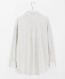 Rakyo Stripe Collar Over Shirt