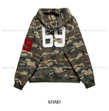 Roho Numbering Patch Overfit Hooded Zip-Up