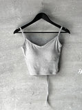 Backless Strap Padded Sleeveless