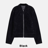 Leon Velvet Denim Jacket