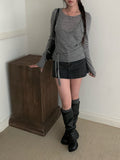 Mining Bustier Layered Knit
