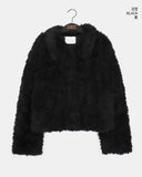 Loewe Collar Fur Short Jacket