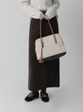 Peach Wrap Long Skirt