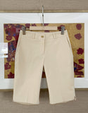 Capri Cotton Biker Half Slit Pants