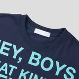 Film Lettering Oversized Short Sleeve T-shirt